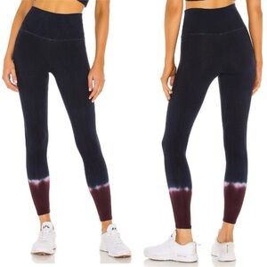 Electric & Rose Navy Blue Tie Dye Leggings